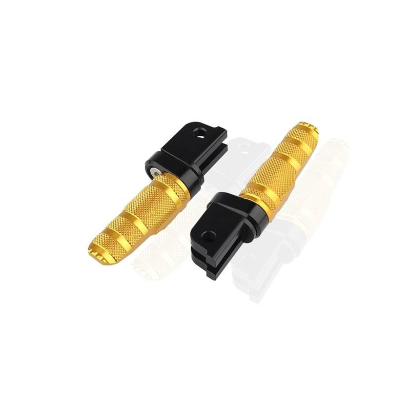 Motorradzubehör Vordere Fußstützen Passagiere Fußstütze Fußrasten Pedal Kompatibel mit Leoncino 500/800 502C 752S BN150S KOVE 321RR(A-Gold) von VQJRZKPMX