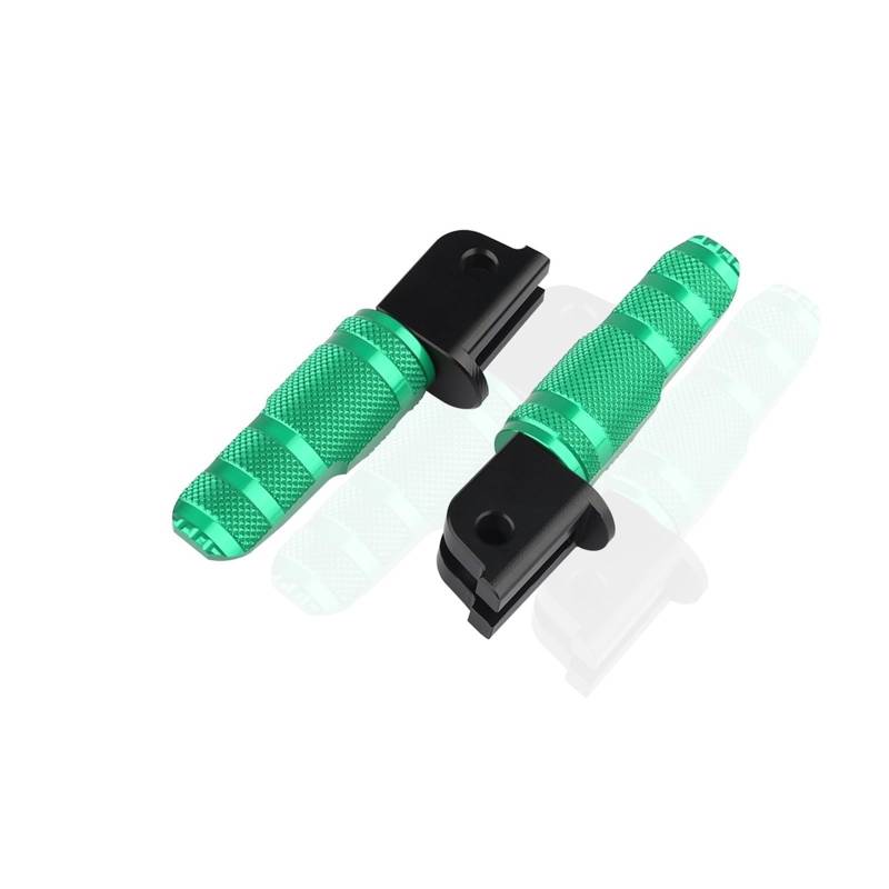 Motorradzubehör Vordere Fußstützen Passagiere Fußstütze Fußrasten Pedal Kompatibel mit Leoncino 500/800 502C 752S BN150S KOVE 321RR(B-Green) von VQJRZKPMX