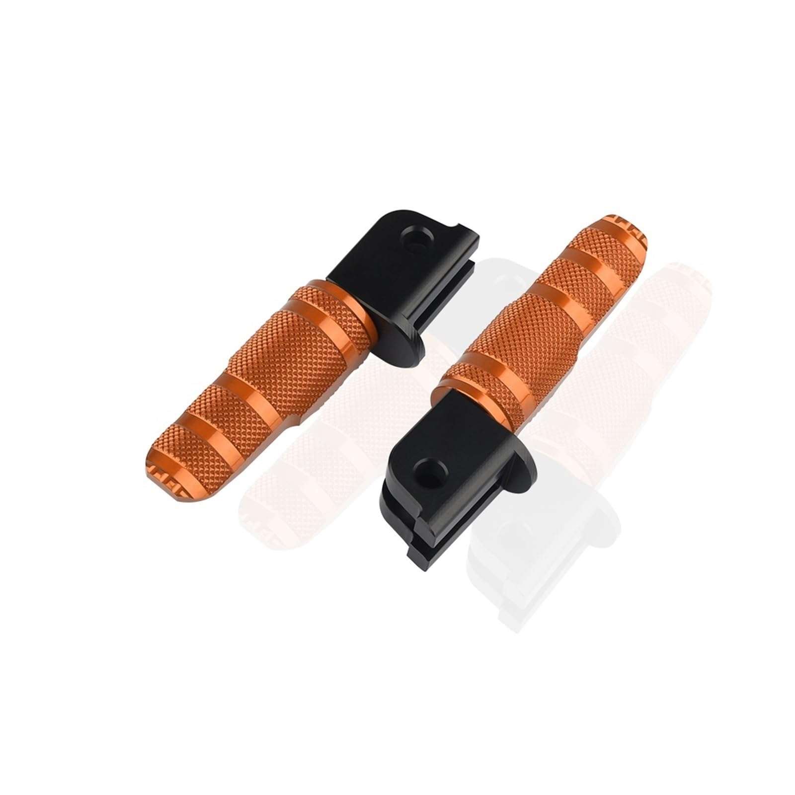 Motorradzubehör Vordere Fußstützen Passagiere Fußstütze Fußrasten Pedal Kompatibel mit Leoncino 500/800 502C 752S BN150S KOVE 321RR(B-Orange) von VQJRZKPMX