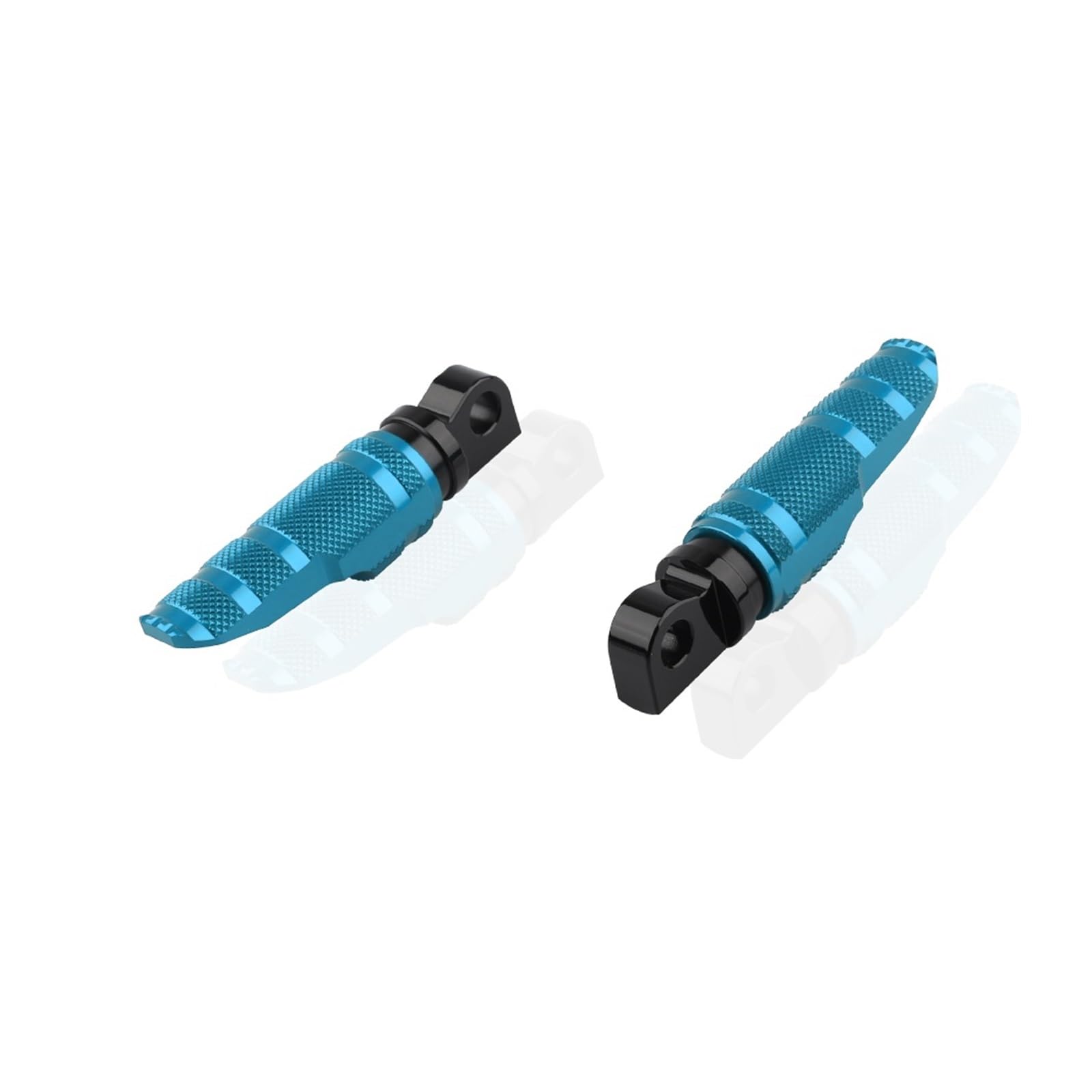 Vordere Fußstützen Beifahrerfußstütze Fußrasten Pedal Kompatibel mit Electra Glide Classic FLHTC/EFI FLHTCI Dyna Street Bob FXDB(B-Blue) von VQJRZKPMX