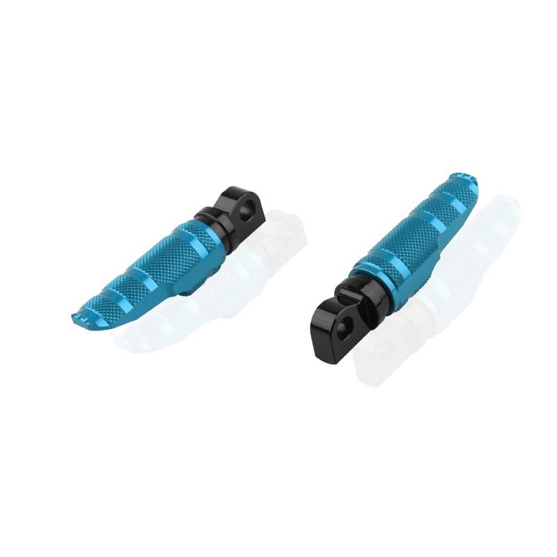 Vordere Fußstützen Beifahrerfußstütze Fußrasten Pedal Kompatibel mit Electra Glide Classic FLHTC/EFI FLHTCI Dyna Street Bob FXDB(B-Blue) von VQJRZKPMX