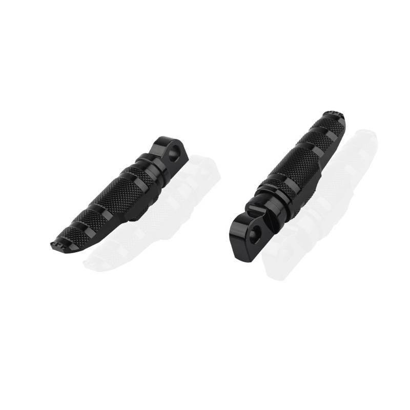 Vordere Fußstützen Beifahrerfußstütze Fußrasten Pedal Kompatibel mit Electra Glide Classic FLHTC/EFI FLHTCI Dyna Street Bob FXDB(Black) von VQJRZKPMX