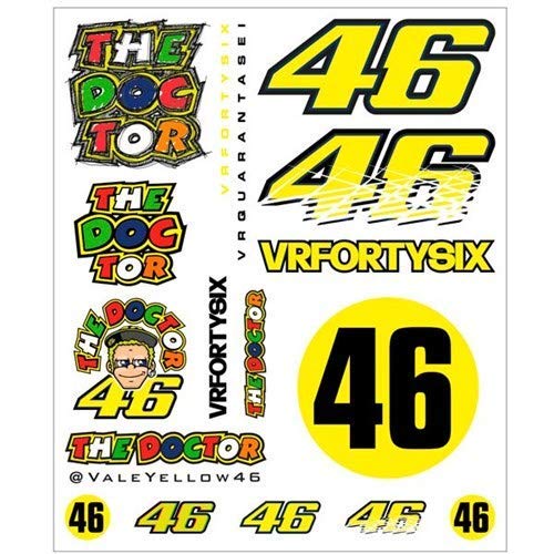 VR46 Aufkleber Große Offizielle Valentino Rossi VR46 Aufkleber Große Offizielle Valentino Rossi von VR46