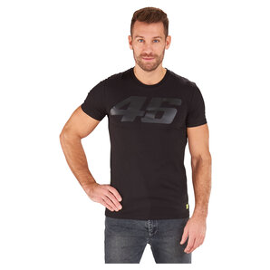 VR46 Logo T-Shirt Schwarz Valentino Rossi von VR46