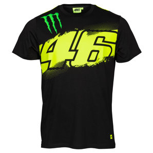 VR46 Monster Monza T-Shirt Schwarz Valentino Rossi von VR46