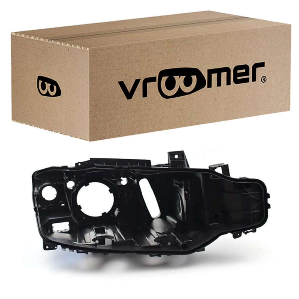 VROOMER Scheinwerfer Gehäuse kompatibel mit BMW 3 F30/F31 11-15 Abdeckung Frontscheinwerfer (rechts)) von VROOMER
