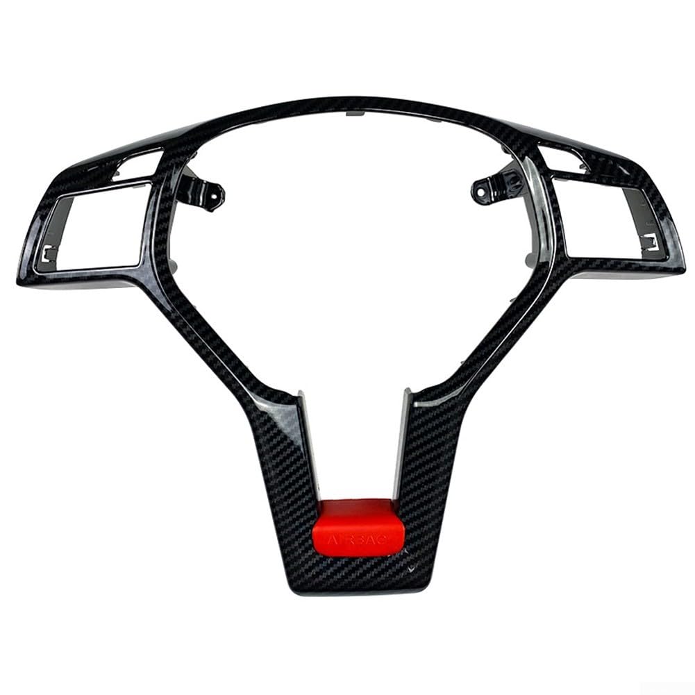 Ästhetische Lenkradverkleidung, kompatibel mit AMG-Modellen von Mercedes Benz (W204 C63 12 14), ABS-Konstruktion und Design (Karbonfaser-Optik) von VRTYVEYBB