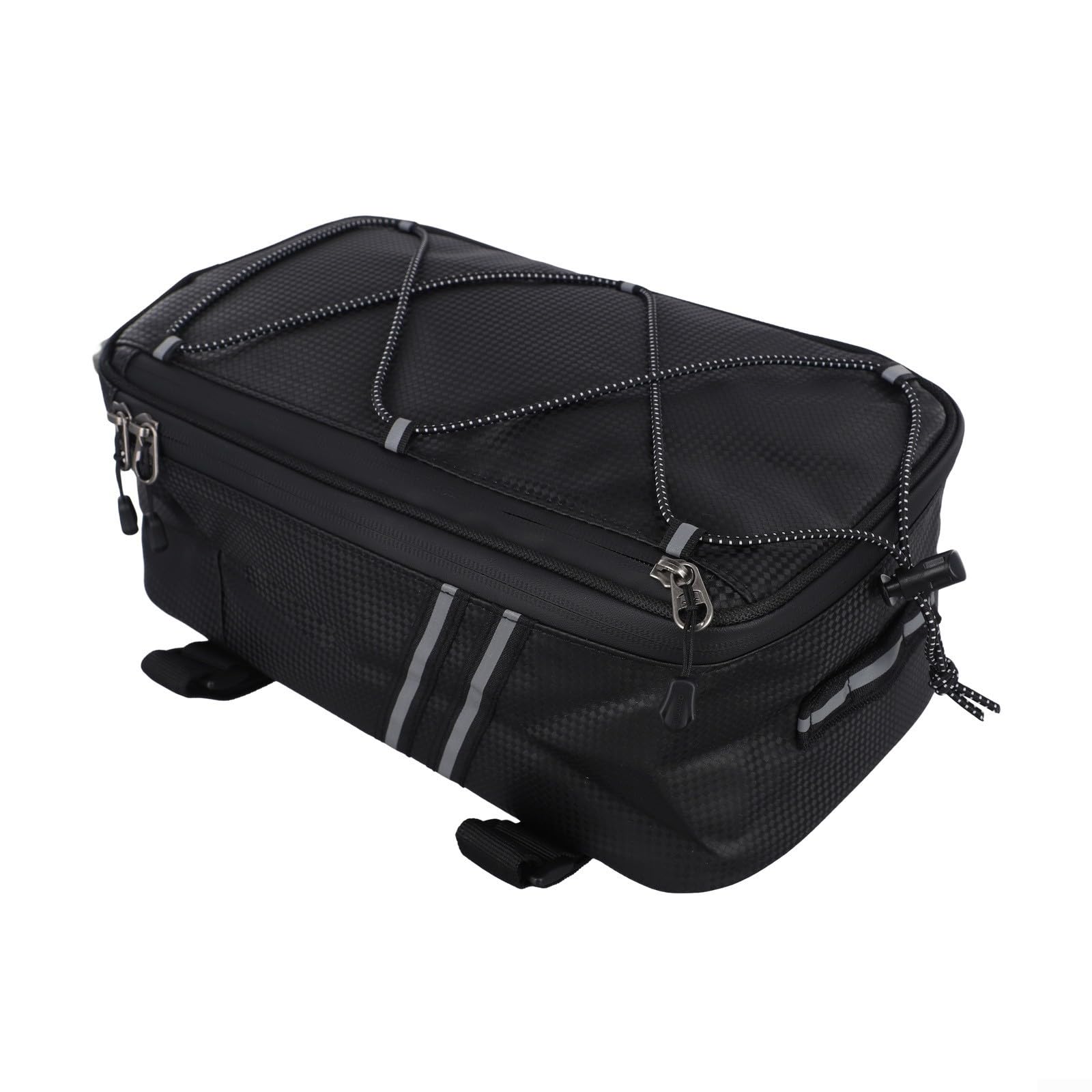 VRTYVEYBB Ebike Kofferraumtasche, 8 l Fassungsvermögen, reflektierende Eigenschaften für Nachtsicherheit, PU-Material, verstellbare Kordeln für sichere Befestigung VRTYVEYBB Ebike Kofferraumtasche, 8 l Fassungsvermögen, reflektierende Eigenschaften für Nachtsicherheit, PU-Material, verstellbare Kordeln für sichere Befestigung von VRTYVEYBB