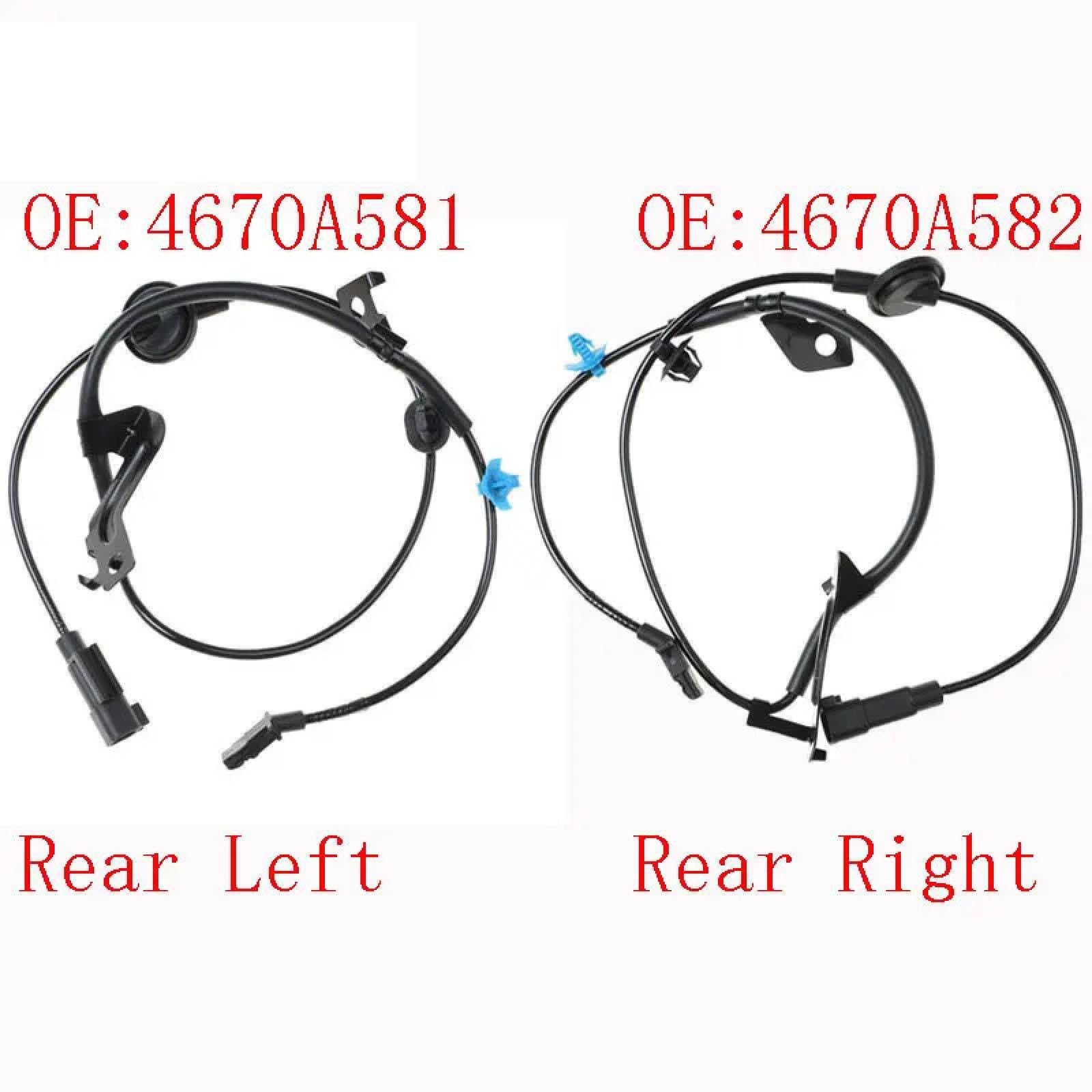 ABS-Sensor hinten Links rechts, für Mitsubishi ASX, für Outlander II 1.8 2.0 2.2 2.4 i DI-D CW1W CW4W CW5W CX4A GA2W 4670A581 4670A582 ABS-Sensor hinten Links rechts, für Mitsubishi ASX, für Outlander II 1.8 2.0 2.2 2.4 i DI-D CW1W CW4W CW5W CX4A GA2W 4670A581 4670A582 von VRYRKRNZ