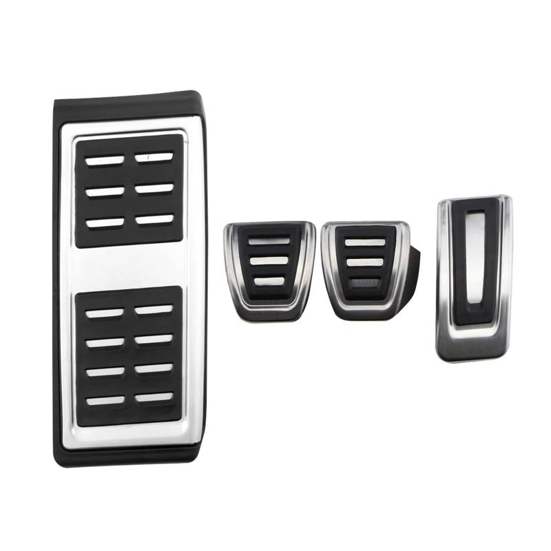 VSATA Auto-Pedale passend for Seat Tarraco Ibiza LEON Arona Ateca 2018–2022, Edelstahl-Gasbeschleuniger, Kraftstoff-Bremspedalabdeckung Pedalabdeckungen für Autos (Size : MT with rest(LHD)) von VSATA
