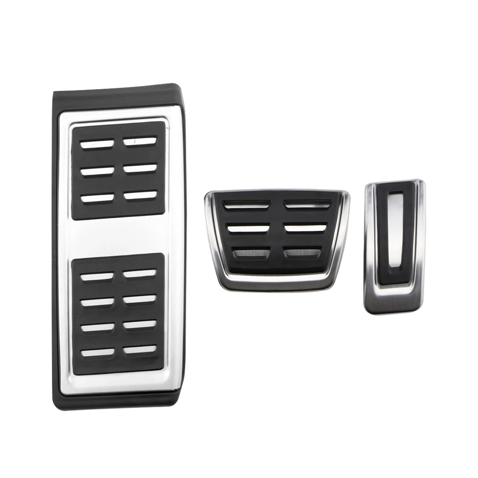 VSATA Auto-Pedale passend for Seat Tarraco Ibiza LEON Arona Ateca 2018–2022, Edelstahl-Gasbeschleuniger, Kraftstoff-Bremspedalabdeckung Pedalabdeckungen für Autos (Size : AT with rest(LHD)) von VSATA