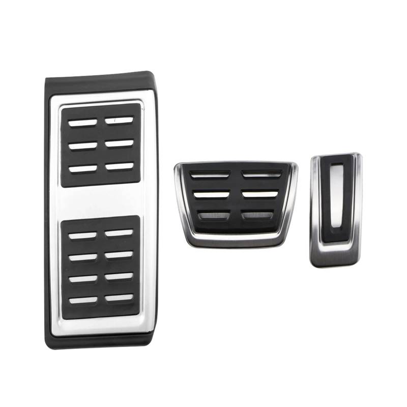 VSATA Auto-Pedale passend for Seat Tarraco Ibiza LEON Arona Ateca 2018–2022, Edelstahl-Gasbeschleuniger, Kraftstoff-Bremspedalabdeckung Pedalabdeckungen für Autos (Size : AT with rest(LHD)) von VSATA