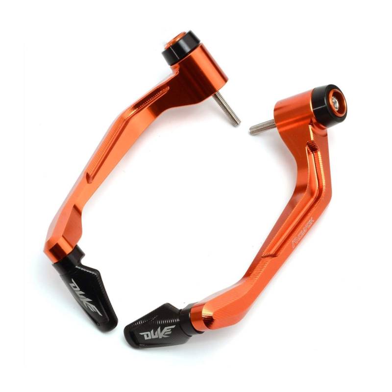 VSKTE Fit für KTM Duke 390 Duke 125 250 Duke 250 Motorrad Kupplung Bremshebel Lenkerschutz Guard Bar Enden Faltschnapphebel. (Color : Orange) von VSKTE