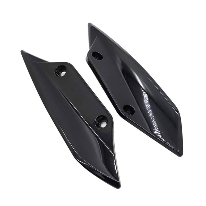 VSKTE Front Aerodynamic Winglets passt für BMW S1000RR 2015 2016 2017 2018 S 1000 RR S1000 RR Windschutzscheibenverkleidung Flügelabdeckung ABS-Kunststoff (Color : Black) von VSKTE