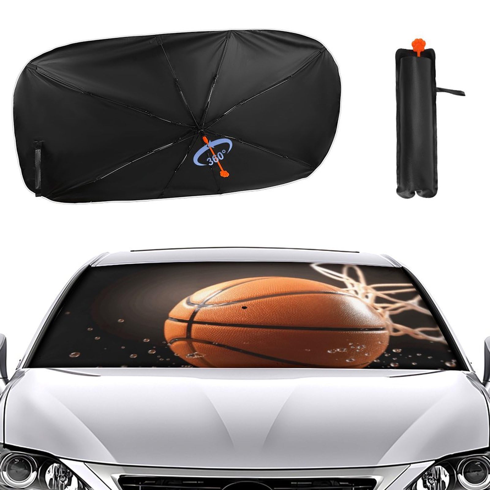 Windschutzscheiben-Sonnenschutz, Auto-Frontscheibe, Sonnenschutz, Regenschirm 2024, verbesserter Sonnenschutz, Basketball-Sonnenschutz, Auto-Blocker, Fenster-Sonnenschutz Windschutzscheiben-Sonnenschutz, Auto-Frontscheibe, Sonnenschutz, Regenschirm 2024, verbesserter Sonnenschutz, Basketball-Sonnenschutz, Auto-Blocker, Fenster-Sonnenschutz von VTCTOASY
