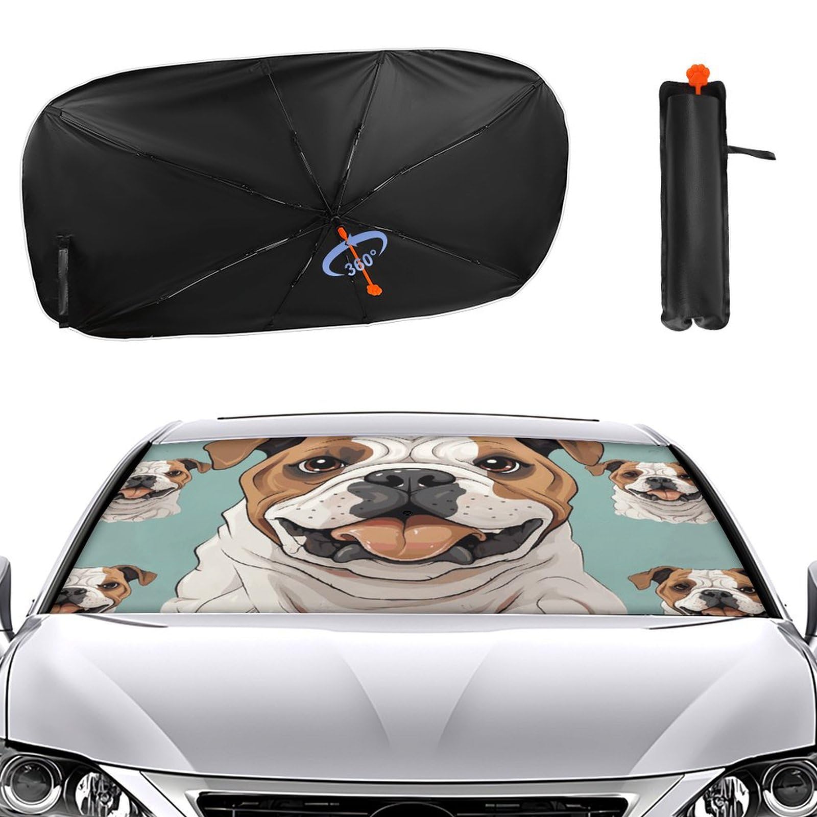 Windschutzscheiben-Sonnenschutz, Auto-Frontscheibe, Sonnenschutz, Regenschirm 2024, verbesserter Sonnenschutz, lustiger Sonnenschutz, englische Bulldogge, Auto-Blocker, Fenster-Sonnenschutz Windschutzscheiben-Sonnenschutz, Auto-Frontscheibe, Sonnenschutz, Regenschirm 2024, verbesserter Sonnenschutz, lustiger Sonnenschutz, englische Bulldogge, Auto-Blocker, Fenster-Sonnenschutz von VTCTOASY