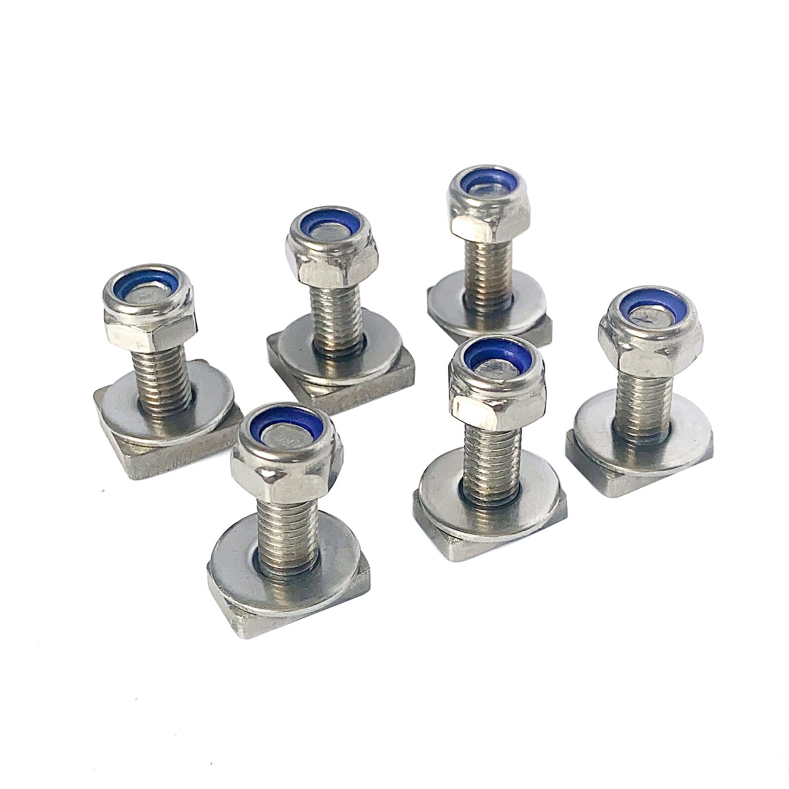 VUIUYOIES 6 Stück T Nutenschrauben für Dachträger mit Sicherungsmutter, M8 T Schrauben mit 27 mm Gewinde aus Edelstahl, stark und stabil VUIUYOIES 6 Stück T Nutenschrauben für Dachträger mit Sicherungsmutter, M8 T Schrauben mit 27 mm Gewinde aus Edelstahl, stark und stabil von VUIUYOIES