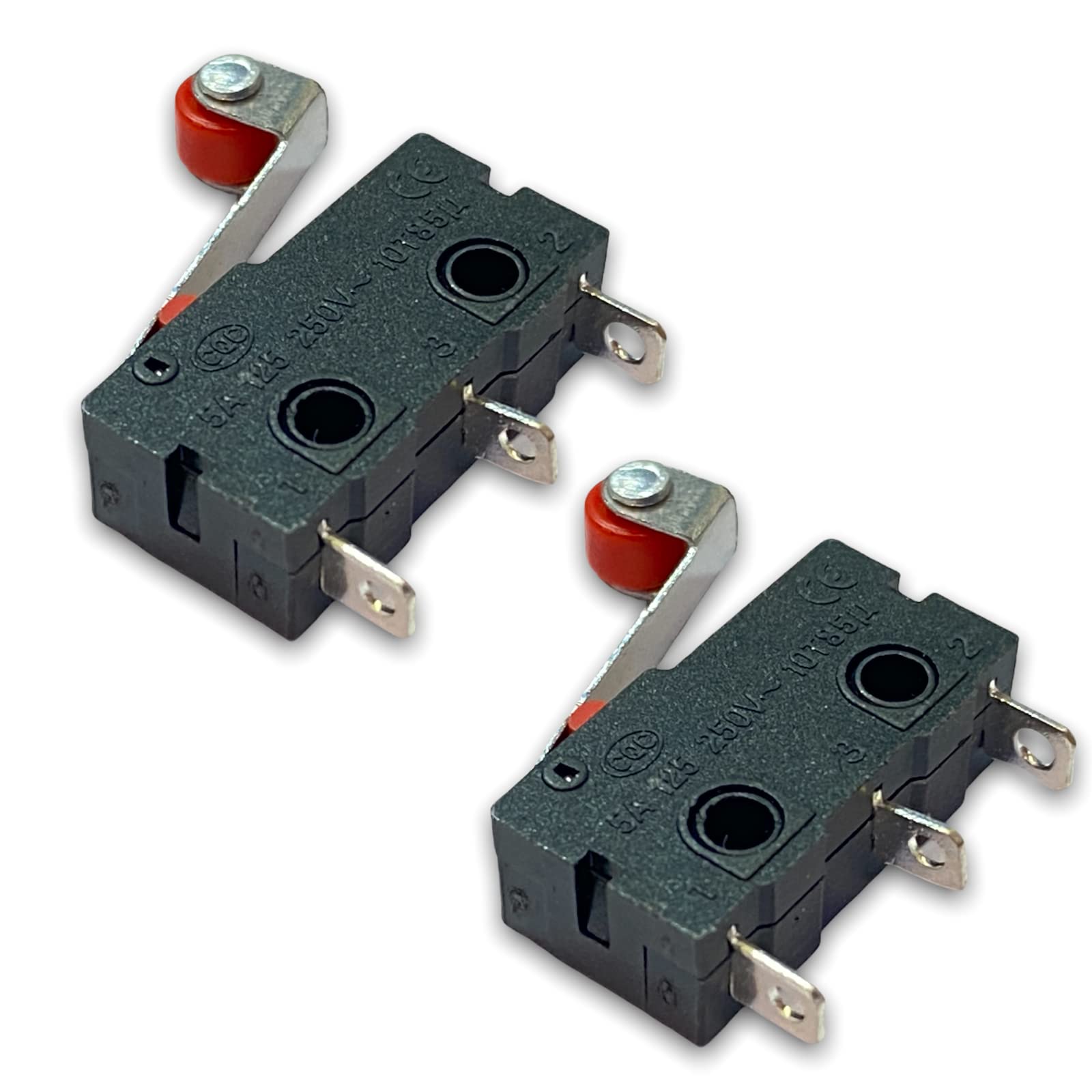 2x Stück Micro Mikroschalter Endschalter Positionschalter Schalter mit Rollenhebel Schließen Taster Tür Fenster Alarm 250V 5A SPDT 3Pin 2x Stück Micro Mikroschalter Endschalter Positionschalter Schalter mit Rollenhebel Schließen Taster Tür Fenster Alarm 250V 5A SPDT 3Pin von VUNIVERSUM