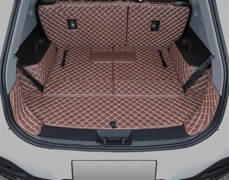 Kompatibel Mit Chery Für Omoda C5 S5 2023, Kofferraummatte, Kofferraumteppiche, Auto-All-Inclusive-Kofferraummatte, Gepäckeinlage, Kofferraum-Bodenschutz, Zubehör Heckkofferraummatte(Brown,Size3) von VVBNIN