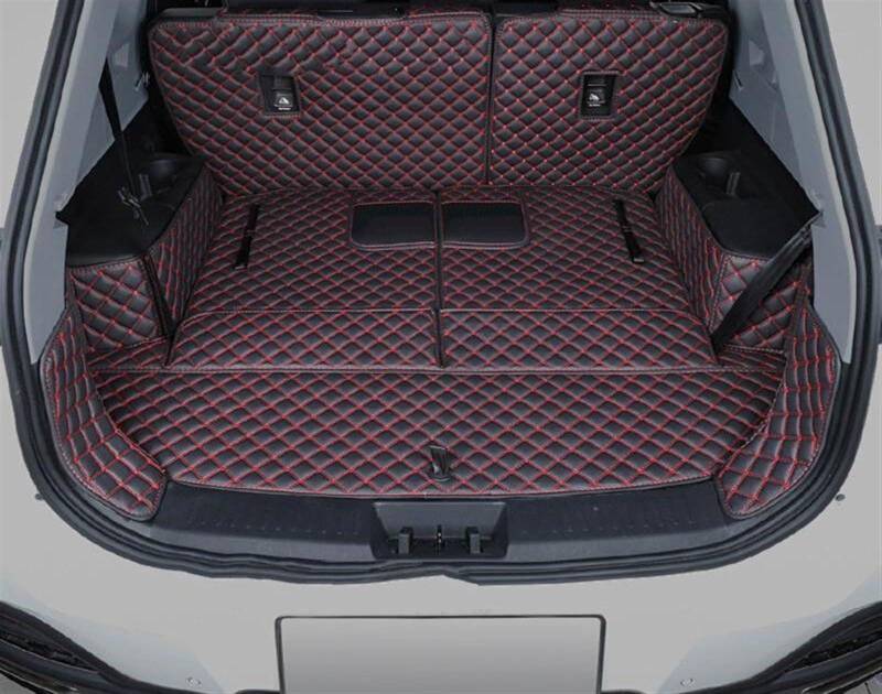 Kompatibel Mit Chery Für Omoda C5 S5 2023, Kofferraummatte, Kofferraumteppiche, Auto-All-Inclusive-Kofferraummatte, Gepäckeinlage, Kofferraum-Bodenschutz, Zubehör Heckkofferraummatte(Red,Size3) von VVBNIN