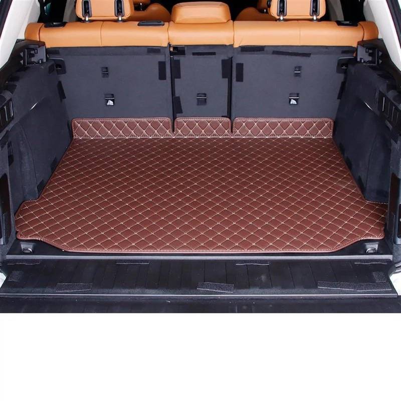 Kompatibel Mit Für X5 G05 2019 2020, Kofferraummatte, Teppich, Schutzpolster, Innenverkleidung, Autozubehör, Kofferraummatte, Kofferraummatte, Matte, Bodenteppich Heckkofferraummatte(Brwon,Size1) von VVBNIN