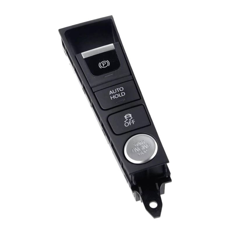 VVBNIN Auto Druckschalter Kompatibel Mit Passat Für B7 2011–2014 Für Passat Für Cc 2011–2015 Handbremsknopf Autohalter Start/Stopp-Schalter 3Ad927137A 3AD927137B/Z von VVBNIN