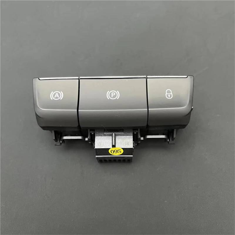 VVBNIN Auto Druckschalter Kompatibel Mit Skoda Für Superb 3 2016 2017 2018, Elektronischer Handbrems-Feststellbremsschalter, Motor-Start-Stopp-Schalter 3V0927225B 3V0 927 225 von VVBNIN