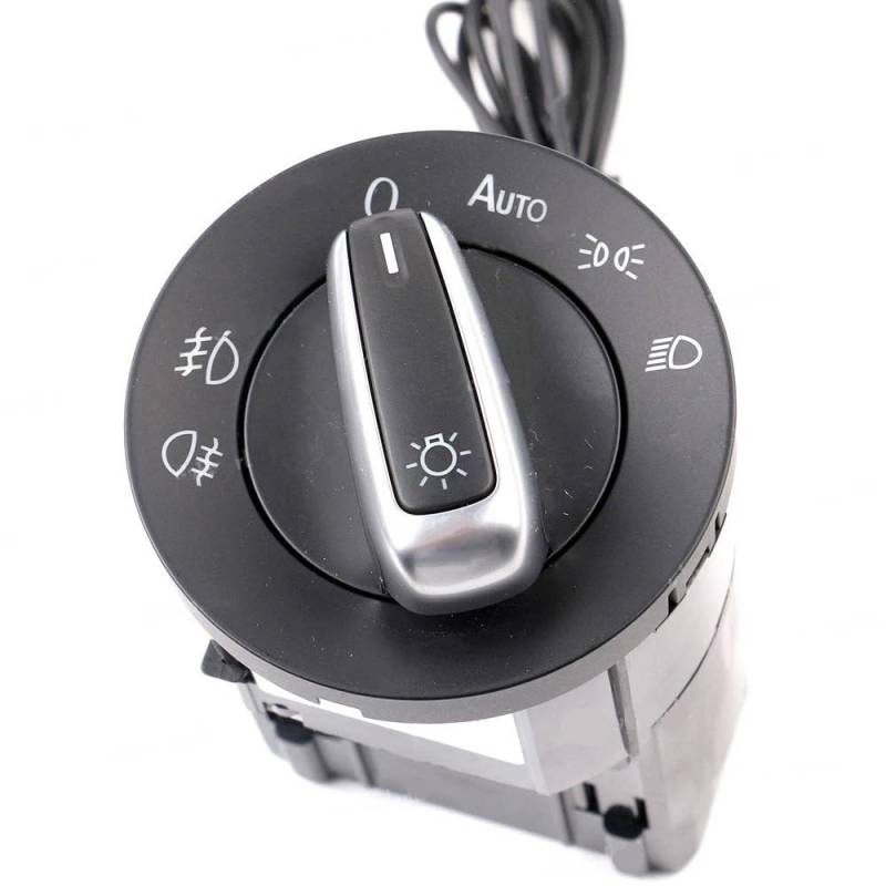 VVBNIN Auto Lampensteuerungsschalter Kompatibel Mit VW Für J&etta 1,6 L 2011 2012 2013 2014 Für Passat Für B5 Für Golf MK4 Auto Scheinwerfer Lampe Schalter Knopf Licht Sensor von VVBNIN