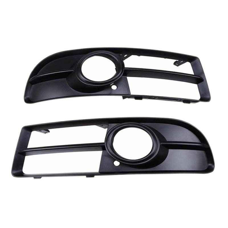VVBNIN Kompatibel Mit A4 Für B7 2005 2006 2007 2008 2009 Auto-Frontgrills Stoßstange Nebelscheinwerfer Abdeckung Lampenrahmen Trim Nebelscheinwerfergrill Auto Zubehör von VVBNIN
