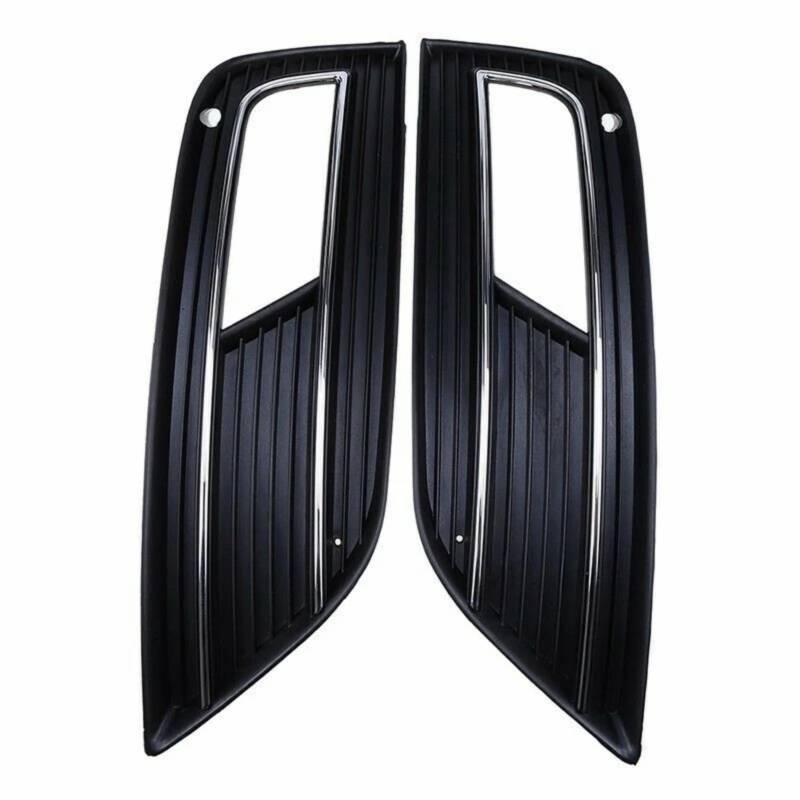 VVBNIN Kompatibel Mit A4L Für B9 A4 2012 2013 2014 2015 Auto-Frontgrills Stoßstange Nebelscheinwerfer Abdeckung Lampenrahmen Trim Nebelscheinwerfergrill Auto Zubehör von VVBNIN