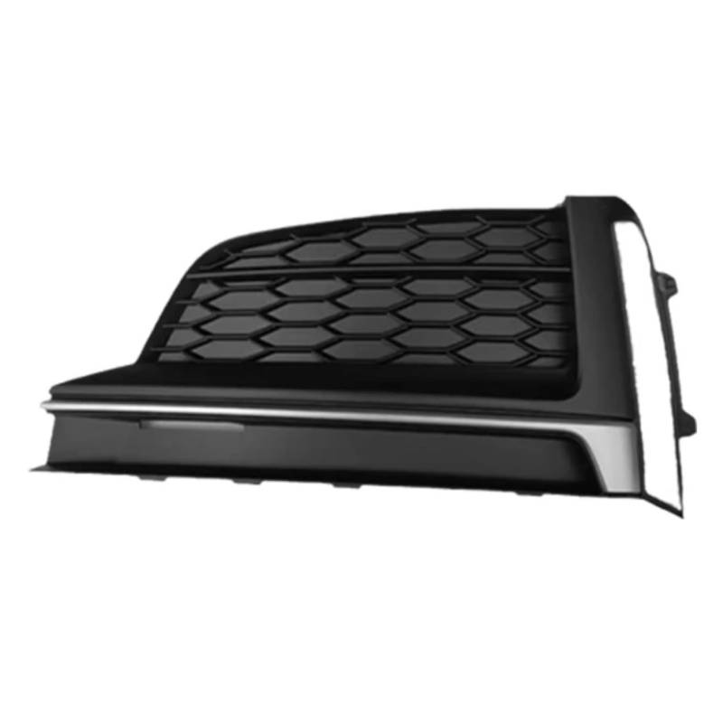 VVBNIN Kompatibel Mit A5 Für Sport 2017 2018 2019 Front Stoßstange Nebel Licht Rahmen Abdeckung Seite Nebel Licht Kühlergrill Auto Zubehör 8W6807682F Auto Zubehör(Left-No Hole) von VVBNIN