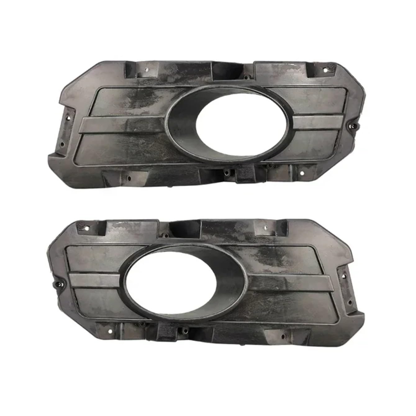 VVBNIN Kompatibel Mit BYD Für S6 Autozubehör Nebelscheinwerferrahmen Frontstoßstange Unterer Kühlergrill Nebellampenabdeckung Ersatzverkleidung Auto Zubehör(Left and Right) von VVBNIN