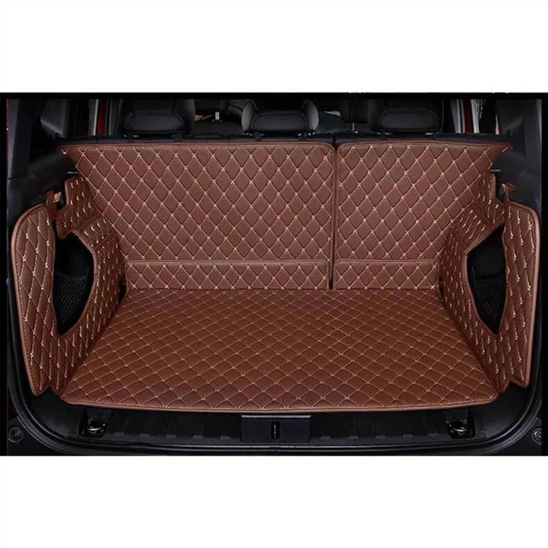 VVBNIN Kompatibel Mit Jeep Für Renegade 2015 2016 2017 2018 2019 2020 2021 Kofferraummatten Liner Matten Kofferraumteppiche Autobodenschutzschale Zubehör Heckkofferraummatte(Brown,Size3) von VVBNIN