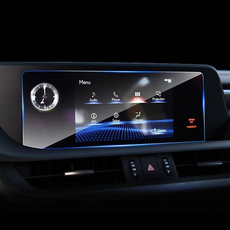 VVBNIN Kompatibel Mit Lexus Für ES200 ES260 ES300h ES350 2018 2019 2020, Auto-GPS-Navigationsfolie, LCD-Display-Schutzfolie, Gehärtetes Glas, 8 Zoll GPS Navi Bildschirmfolie von VVBNIN