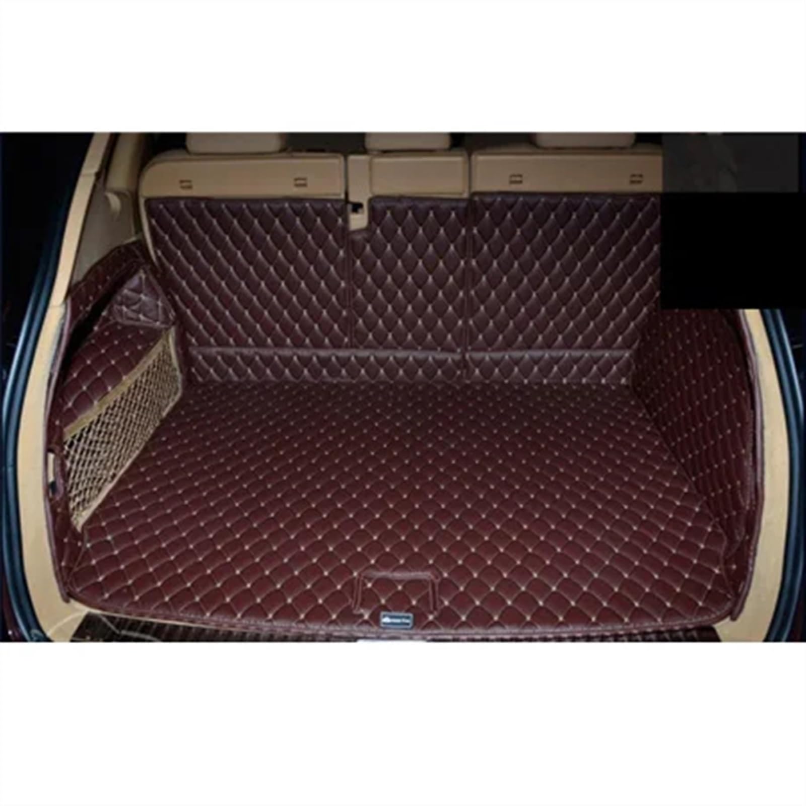 VVBNIN Kompatibel Mit Porsche Für Cayenne 958 2010 2011 2012 2013 2014 2015 2016 2017 Kofferraummatten Kofferraumteppiche Liner Matte Fahrzeugteppichzubehör Heckkofferraummatte(Coffee) von VVBNIN