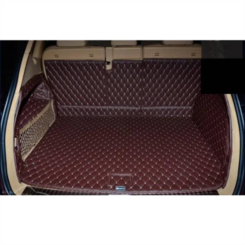 VVBNIN Kompatibel Mit Porsche Für Cayenne 958 2010 2011 2012 2013 2014 2015 2016 2017 Kofferraummatten Kofferraumteppiche Liner Matte Fahrzeugteppichzubehör Heckkofferraummatte(Coffee) von VVBNIN