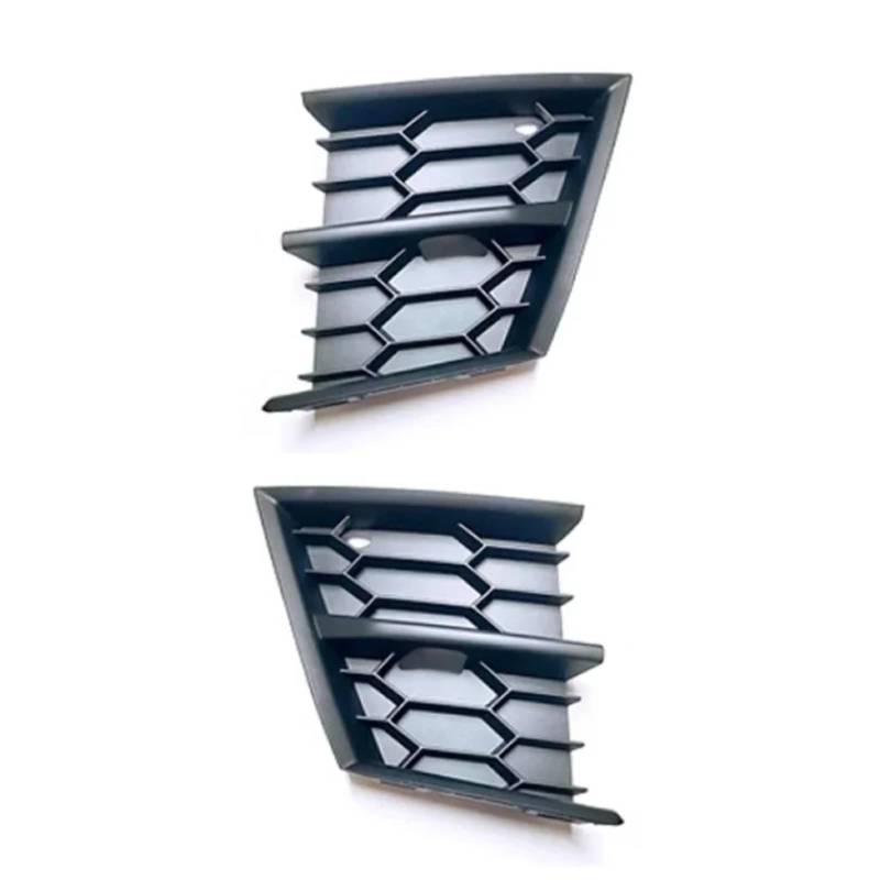 VVBNIN Kompatibel Mit Skoda Für Fabia 2015 2016 2017 Auto-Nebelscheinwerferrahmen Vorderer Stoßfänger Unterer Kühlergrill Nebelscheinwerfergrill Zierblende Auto Zubehör(Left and Right) von VVBNIN