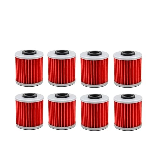 8 Stücke Motorrad Motorteile Ölgitter Filter for KX250F KX 250F KX250 F KX 250 F 250 2004-2011 Motorradfilter von VVCLUNFR