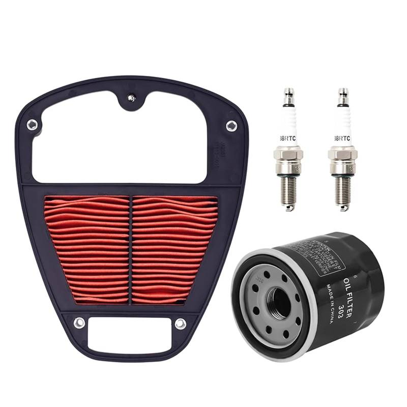 Motorrad Luftfilter & Ölfilter & Zündkerze for VN900 Vulcan 900 Custom Classic LT 2006-2023 SE Special Edition(1 Set) von VVCLUNFR