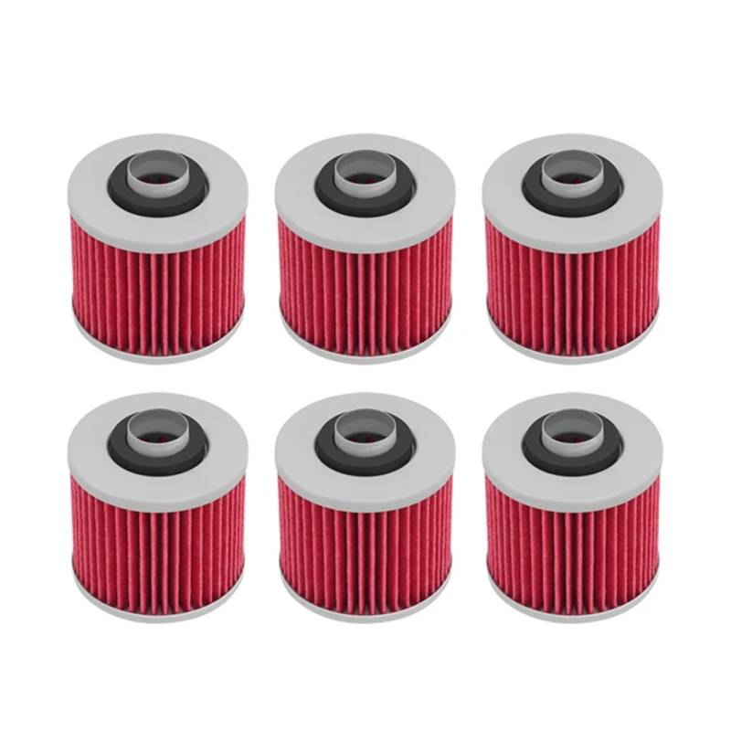 Motorrad Öl Filter for XT250 XT400 XT500 XT550 XT600 XT660R XT660X XT600E XT600Z Tenere XTZ660 XTZ750(6 Pcs) von VVCLUNFR