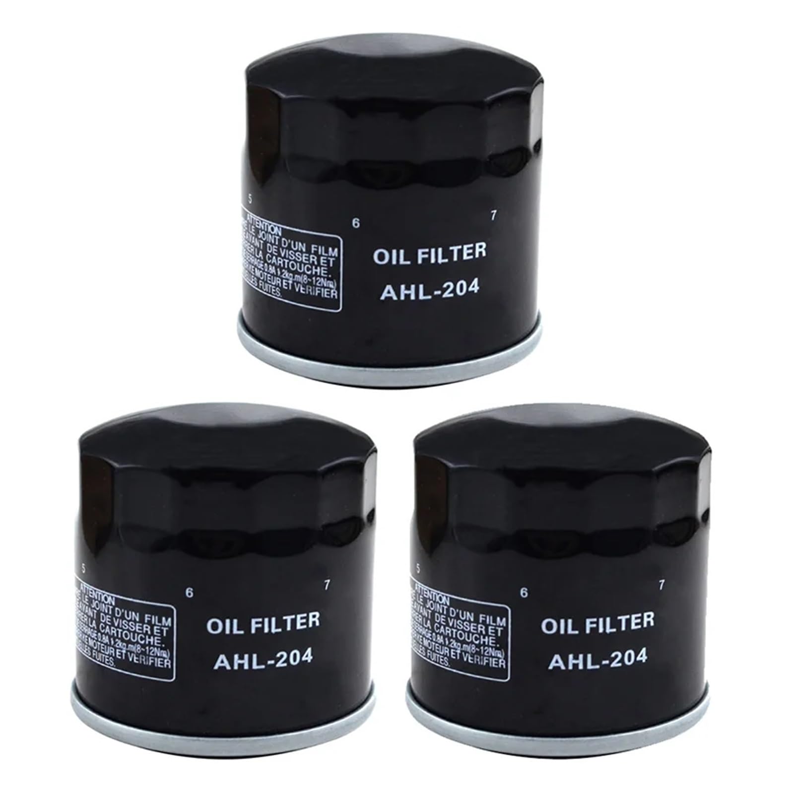 Motorrad Ölfilter for FJS400 FJS600 FSC600 GL1800A GL1800B GL1800HP GL1800HPN GL1800HPNA GL1800HPNM GL1800P CMX250C(3 Pcs) von VVCLUNFR
