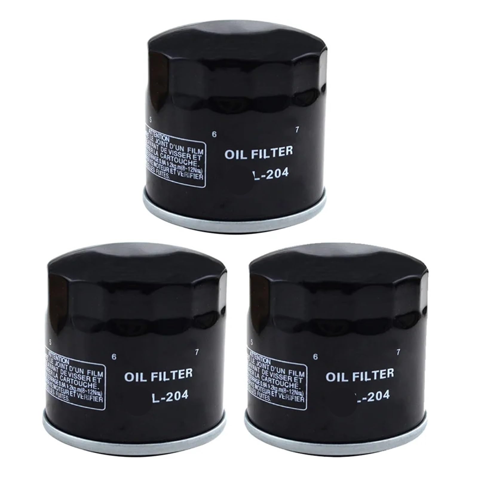 Motorrad Ölfilter for VFR800A VFR800D VT1300 VT 1300 CR CRA CS CSA CT CTA VT13CX VT13CX VT750 VT 750 RS C C2 CA C2B(3 Pcs) von VVCLUNFR