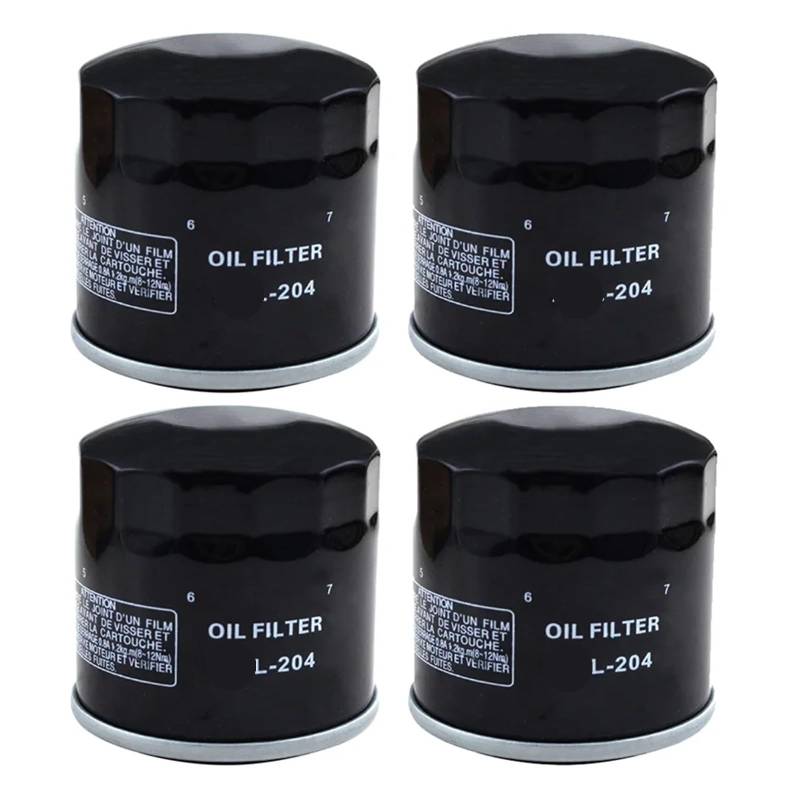 Motorrad Ölfilter for VFR800A VFR800D VT1300 VT 1300 CR CRA CS CSA CT CTA VT13CX VT13CX VT750 VT 750 RS C C2 CA C2B(4 Pcs) von VVCLUNFR
