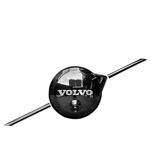 VVEIDIA Auto Emblem für Volvo C40 Recharge 2021-2024, Emblem Logo Aufkleber ABS Wasserdicht Selbstklebende Kühlergrill Abdeckung Abzeichen Auto Außendekoration Zubehör,B-1 von VVEIDIA