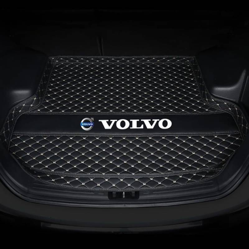 VVHUDA Auto Kofferraummatte für Volvo XC60 2018-2023, Wasserdicht Kofferraumwanne Antirutsch Kofferraum Schutzmatte Interieur ZubehöR,B von VVHUDA