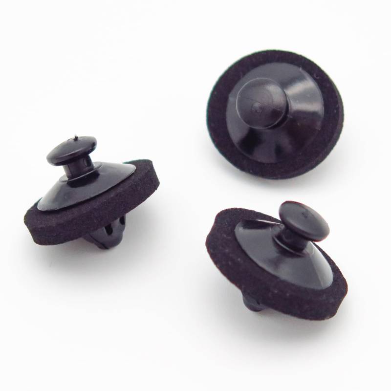 VVO Befestigungselemente Kunststoff Dachrinnenverkleidung Befestigungsclip schwarz (10 Stück) von VVO