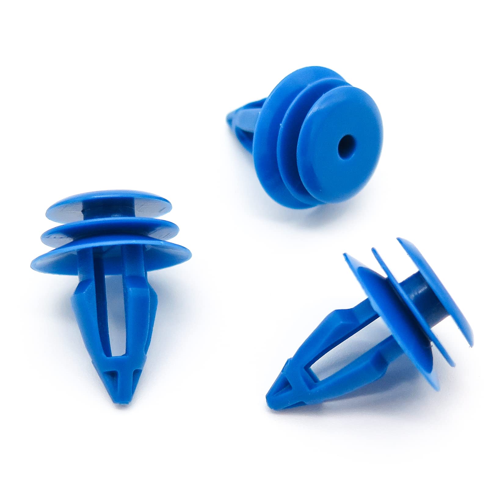 VVO Fasteners- Blau Kunststoff-Clips. Kofferraummatte und Innenverkleidung. Kompatibel mit einigen Tesla Model S, (Packung mit 10 Clips) von VVO