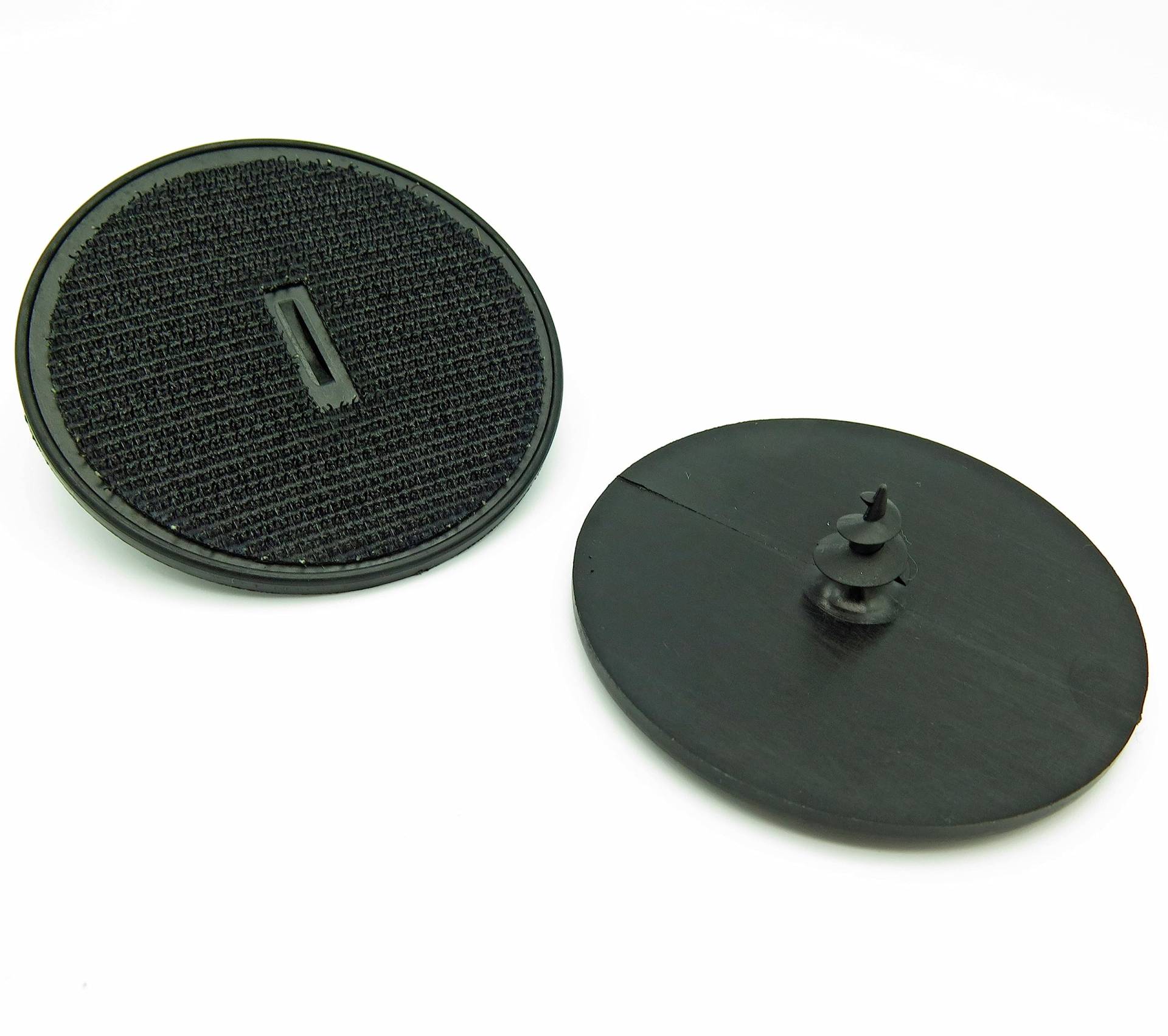 VVO Fasteners Fußmattenhalter aus Kunststoff, Schwarz, 2 Stück von VVO