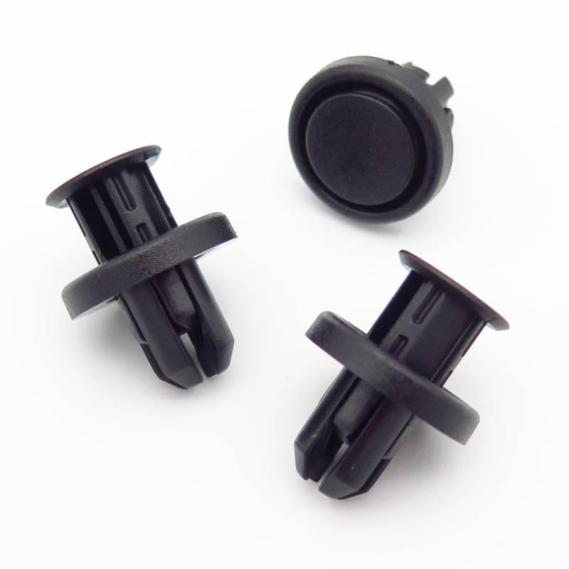 VVO Fasteners- Schwarz Kunststoff-Clips. Innenraumsäulenverkleidung. Kompatibel mit einigen Toyota RAV4, Prius, (Packung mit 10 Clips) von VVO
