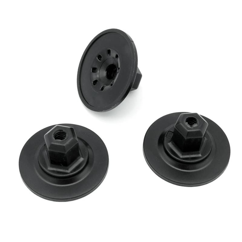 VVO Unterbodenschutz & Isolierungspaneelbefestigungs-Clips, schwarz, 10 Stück von VVO